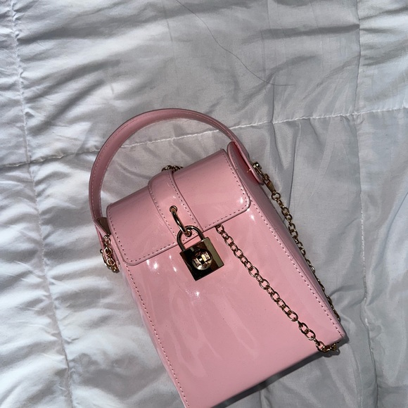 Pink purse- handle or with chain - Picture 2 of 2
